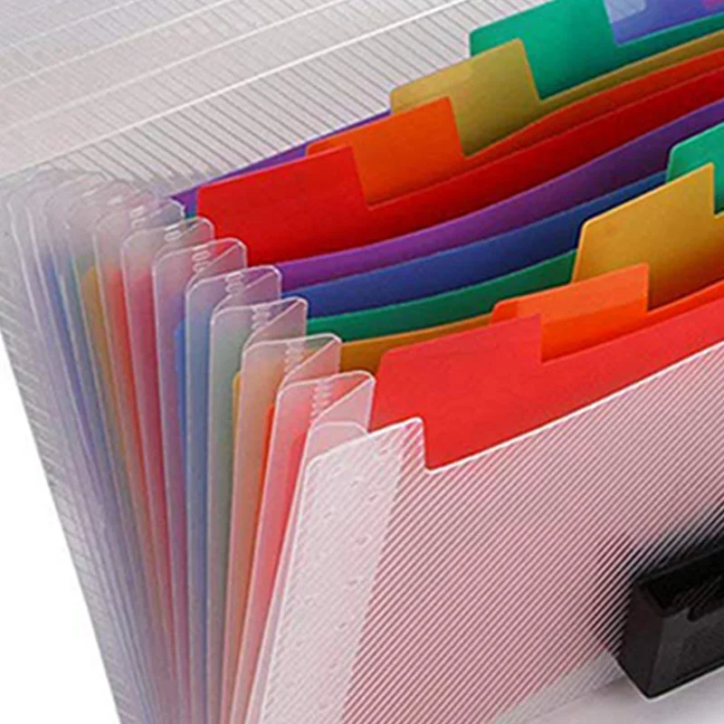 13 Pockets Mini File Folders Expandable Rainbow Multi-Layer Folder A6 Letter Size File Organizer with Buttons Suitable for Stora
13 Pockets Mini File Folders Expandable Rainbow Multi-Layer Folder A6 Letter Size File Organizer with Buttons Suitable for Stora
