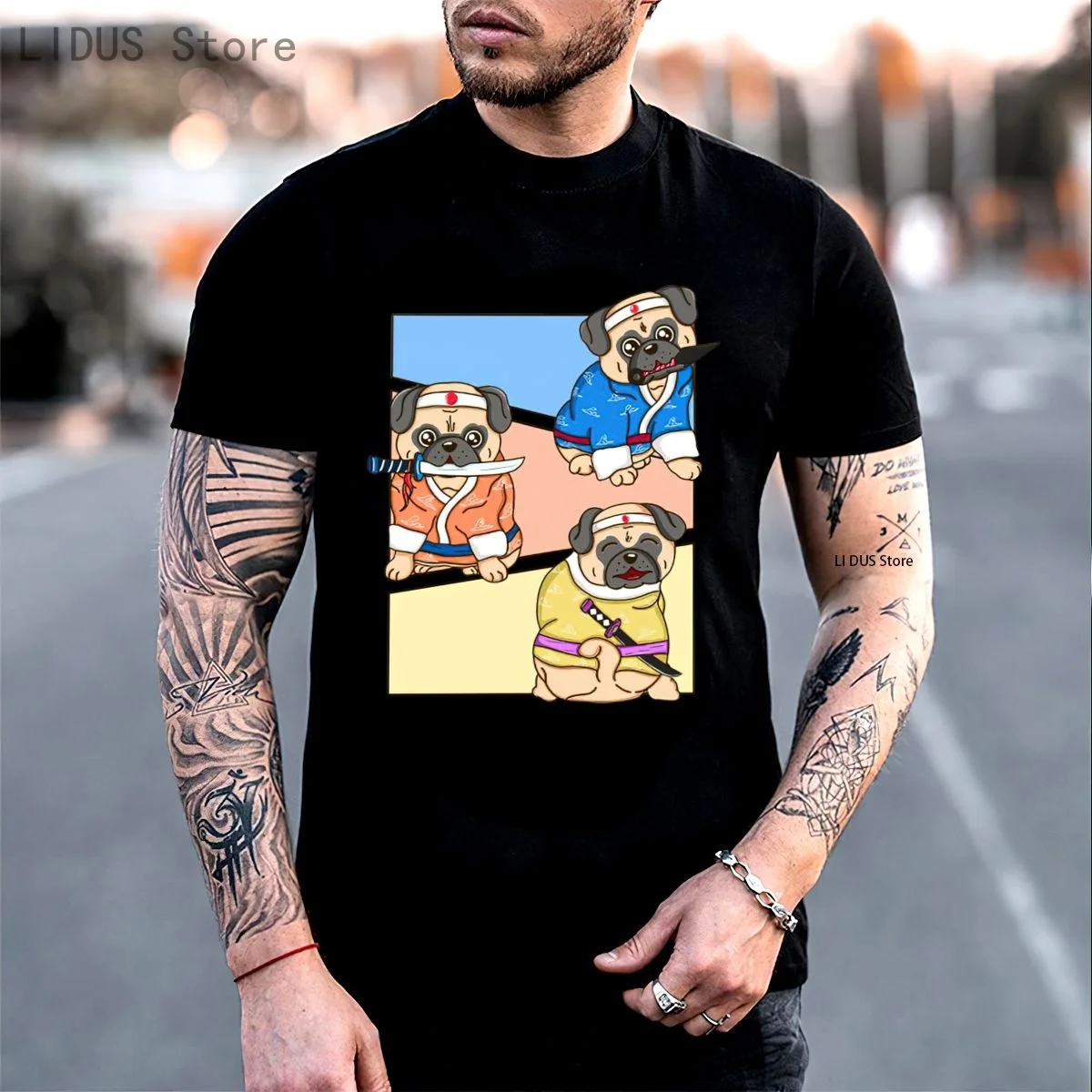 Футболки с принтом «Три мопса самурая», высококачественные футболки, хлопковая толстовка, летняя одежда, футболки с коротким рукавом, бренд...
Футболки с принтом «Три мопса самурая», высококачественные футболки, хлопковая толстовка, летняя одежда, футболки с коротким рукавом, бренд...