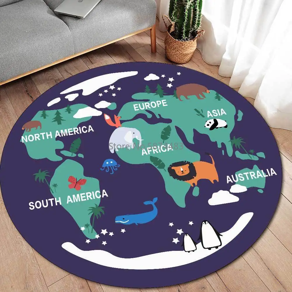 200cm Fashion Cartoon Blue Earth World Animal Living Room Bedroom Hanging Basket Chair Round Floor Mat Carpet Customization
200cm Fashion Cartoon Blue Earth World Animal Living Room Bedroom Hanging Basket Chair Round Floor Mat Carpet Customization