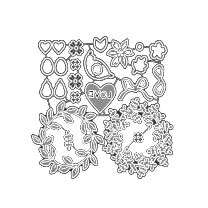 2021 New Stamps And Metal Cutting Dies Clearance Making Festival Wreath Embossing Frame Card Set Craft Dies Scrapbooking Molds
2021 New Stamps And Metal Cutting Dies Clearance Making Festival Wreath Embossing Frame Card Set Craft Dies Scrapbooking Molds