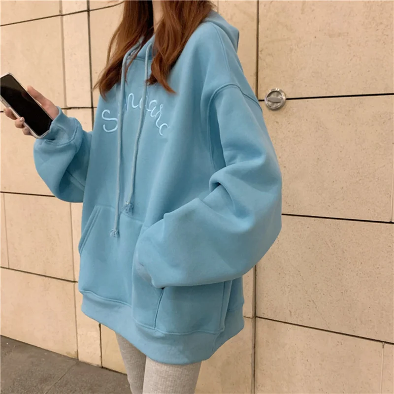 2021 Autumn And Winter New Style Drawstring Plus Velvet Thick Hooded Loose Casual Fashion Temperament Sweater Women A090
2021 Autumn And Winter New Style Drawstring Plus Velvet Thick Hooded Loose Casual Fashion Temperament Sweater Women A090