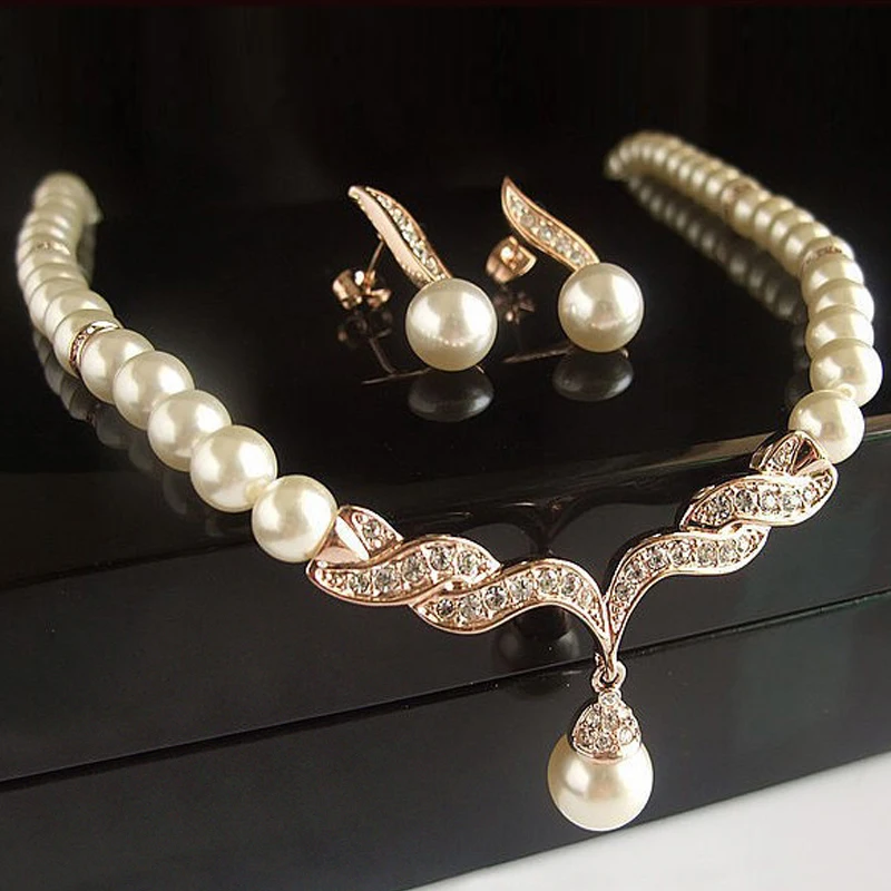 Dressv Jewelry Sets Pearl Earrings Necklace For Women Alloy Luxury Korean Sweet Romantic Chic Jewelry Female Set
Dressv Jewelry Sets Pearl Earrings Necklace For Women Alloy Luxury Korean Sweet Romantic Chic Jewelry Female Set