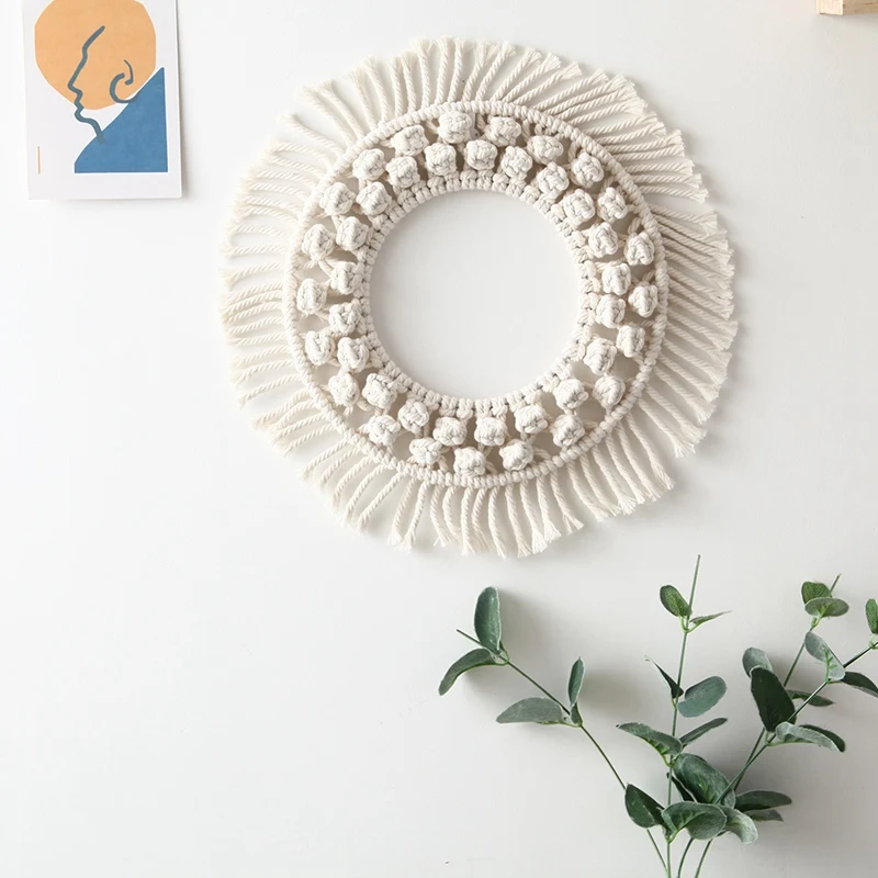 Макраме, зеркальная рамка, гобелен ручной работы, плетеная настенная подвеска, декоративное зеркало в богемном стиле, креативное домашнее и...
Макраме, зеркальная рамка, гобелен ручной работы, плетеная настенная подвеска, декоративное зеркало в богемном стиле, креативное домашнее и...