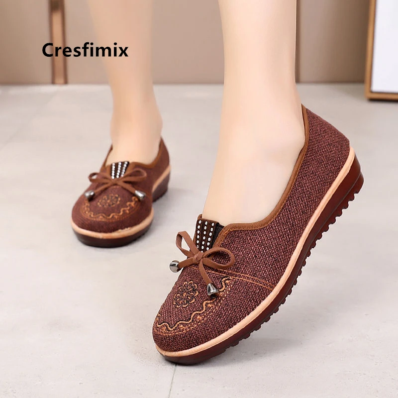 Cresfimix Zapatos De Mujer Women Cute Brown Slip on Loafers Ladies Casual Wine Red Comfort Ballet Dance Summer Loafers C5767
Cresfimix Zapatos De Mujer Women Cute Brown Slip on Loafers Ladies Casual Wine Red Comfort Ballet Dance Summer Loafers C5767