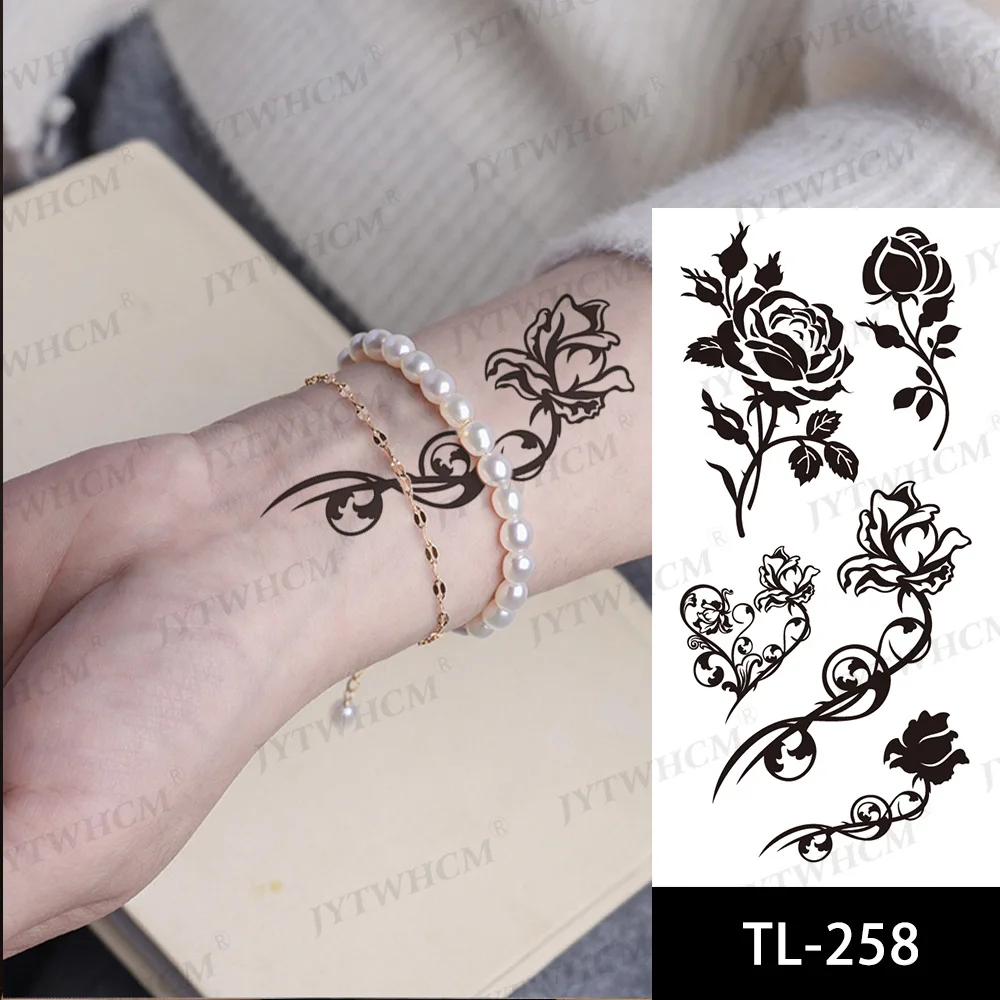 Wrist Rose Geometry Fake Tattoo Sticker Waterproof Runes Temporary Tattoo Body Art Arm Horse Butterfly Fox Stickers For Girls
Wrist Rose Geometry Fake Tattoo Sticker Waterproof Runes Temporary Tattoo Body Art Arm Horse Butterfly Fox Stickers For Girls