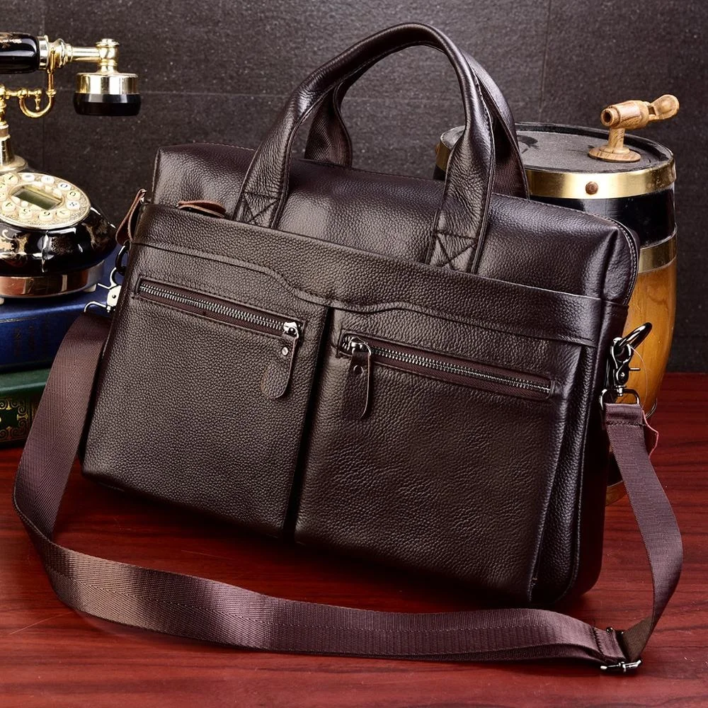 Busin Laptop Bag Men Genuine Leather Handbags Male Leather Travel Briefcases Men High Quality Cowhide Leather Menger Bags
Busin Laptop Bag Men Genuine Leather Handbags Male Leather Travel Briefcases Men High Quality Cowhide Leather Menger Bags