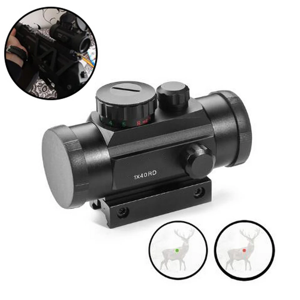 Tactical Hunting Red Dot 1X40RD Optical Sight 11mm 20mm Mounts Riflescope Aim Point Rifle Scope and Chasse Telescope
Tactical Hunting Red Dot 1X40RD Optical Sight 11mm 20mm Mounts Riflescope Aim Point Rifle Scope and Chasse Telescope