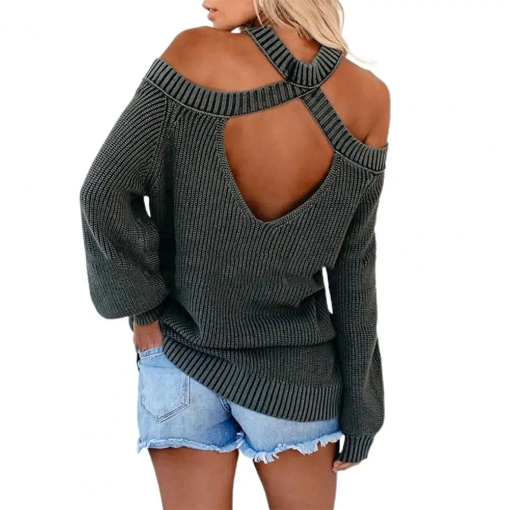 Hanging Neck Off Shoulder Loose Pullover Woman Autumn Winter 2021 Knit Sweater Women Sweaters and Pullovers
Hanging Neck Off Shoulder Loose Pullover Woman Autumn Winter 2021 Knit Sweater Women Sweaters and Pullovers