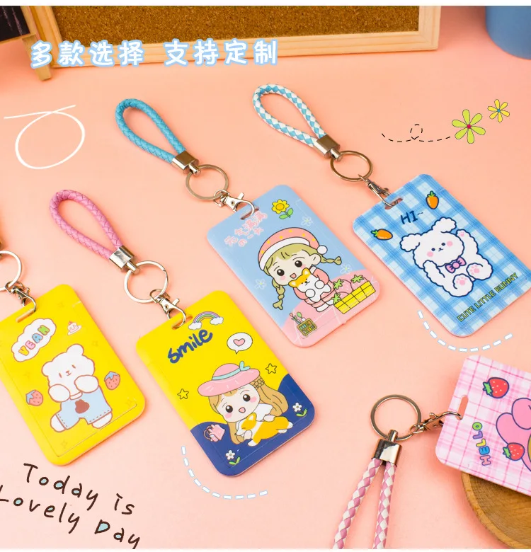 Kawaii Cute Lanyard ID Card Holder Case Cartoon Bear Rabbit Business Bus Bank Credit Card Cover For Student Kids Women Bag Gift
Kawaii Cute Lanyard ID Card Holder Case Cartoon Bear Rabbit Business Bus Bank Credit Card Cover For Student Kids Women Bag Gift
