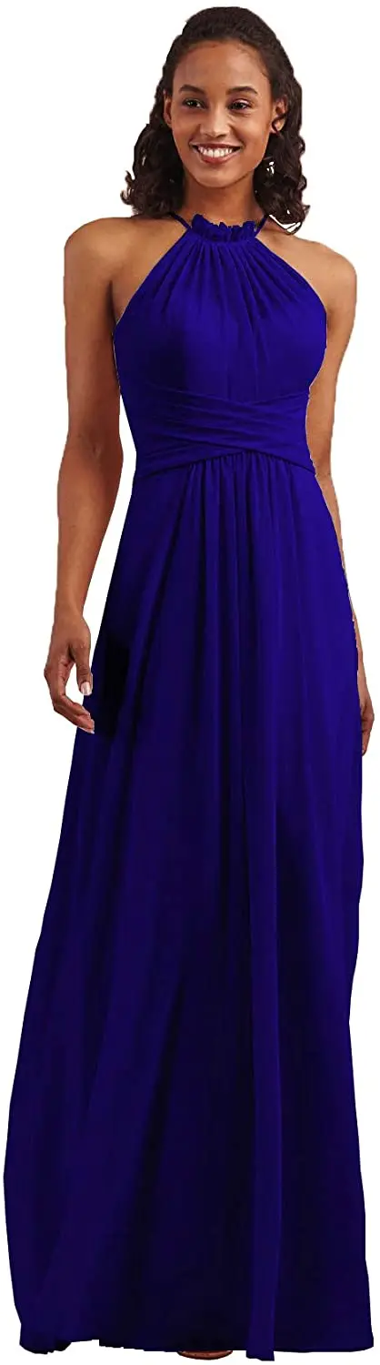 Women's A-Line Halter Bridesmaid Dress Long Chiffon Prom Skirt Formal Evening Gown prom dresses prom dresses with sparkles
Women's A-Line Halter Bridesmaid Dress Long Chiffon Prom Skirt Formal Evening Gown prom dresses prom dresses with sparkles