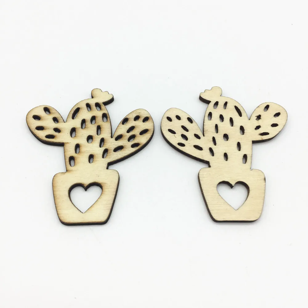 100pcs 50x40mm Wood Cactus Shapes Embellishments Chips Natural Wedding Decorations Scrapbooking Cardmaking DIY Crafts
100pcs 50x40mm Wood Cactus Shapes Embellishments Chips Natural Wedding Decorations Scrapbooking Cardmaking DIY Crafts