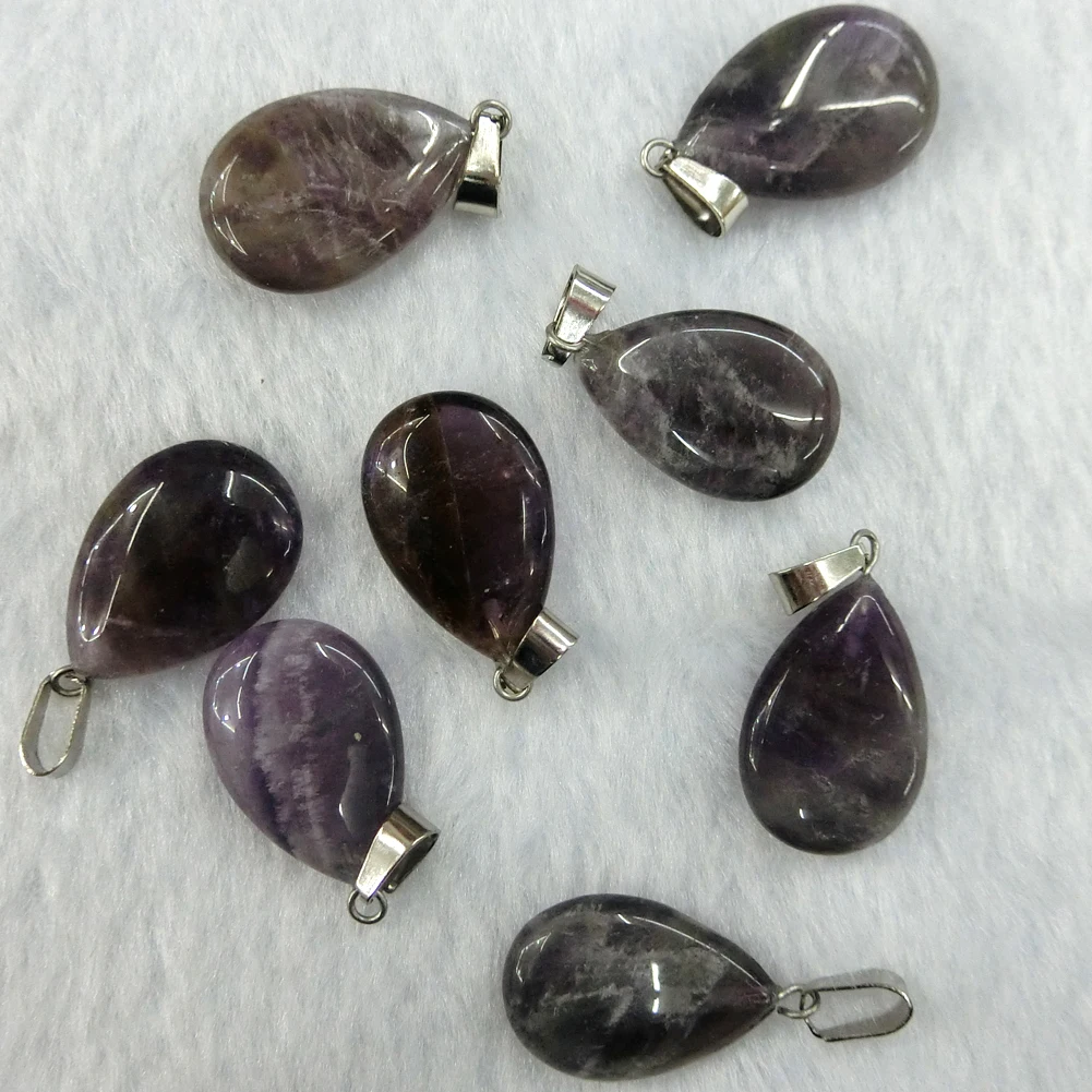 24PCS Water Drop treatment amethysts Necklace pendant Natural Stones purple quartz chakra pendulum For Jewelry Making Wholesale
24PCS Water Drop treatment amethysts Necklace pendant Natural Stones purple quartz chakra pendulum For Jewelry Making Wholesale