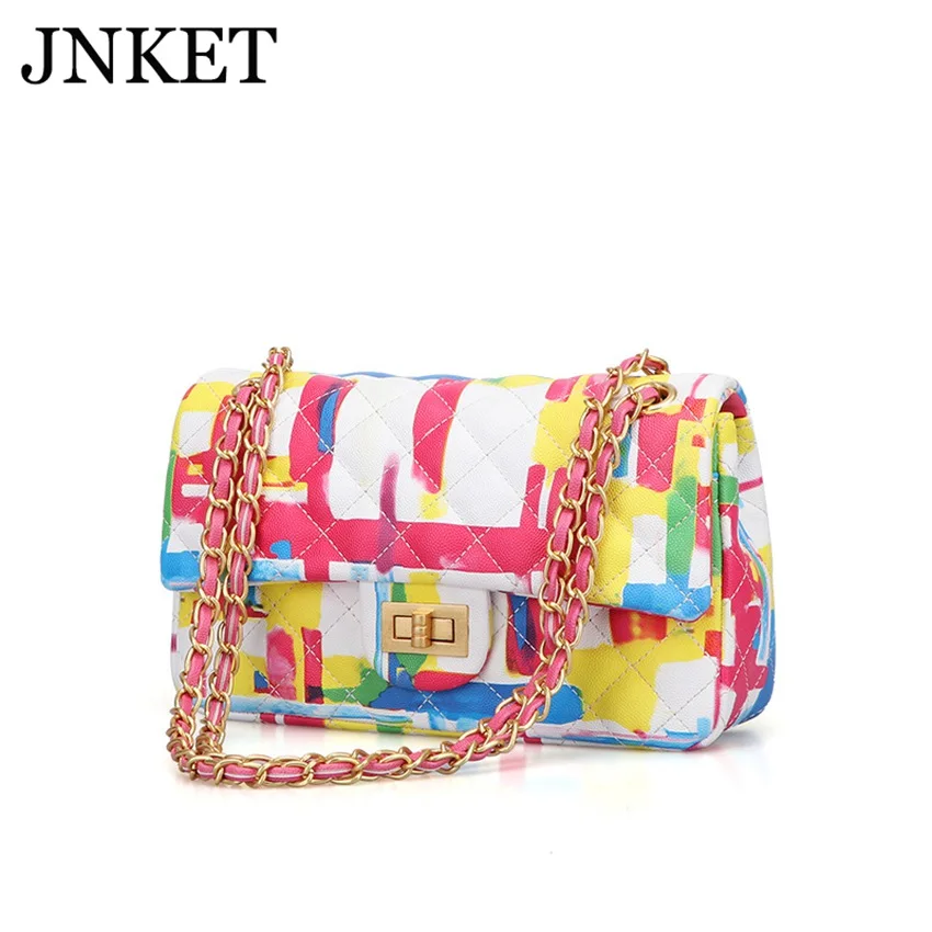 JNKET New Women PU Leather Chain Shoulder Bag Casual Crossbody Bag Ladies Sling Bag
JNKET New Women PU Leather Chain Shoulder Bag Casual Crossbody Bag Ladies Sling Bag