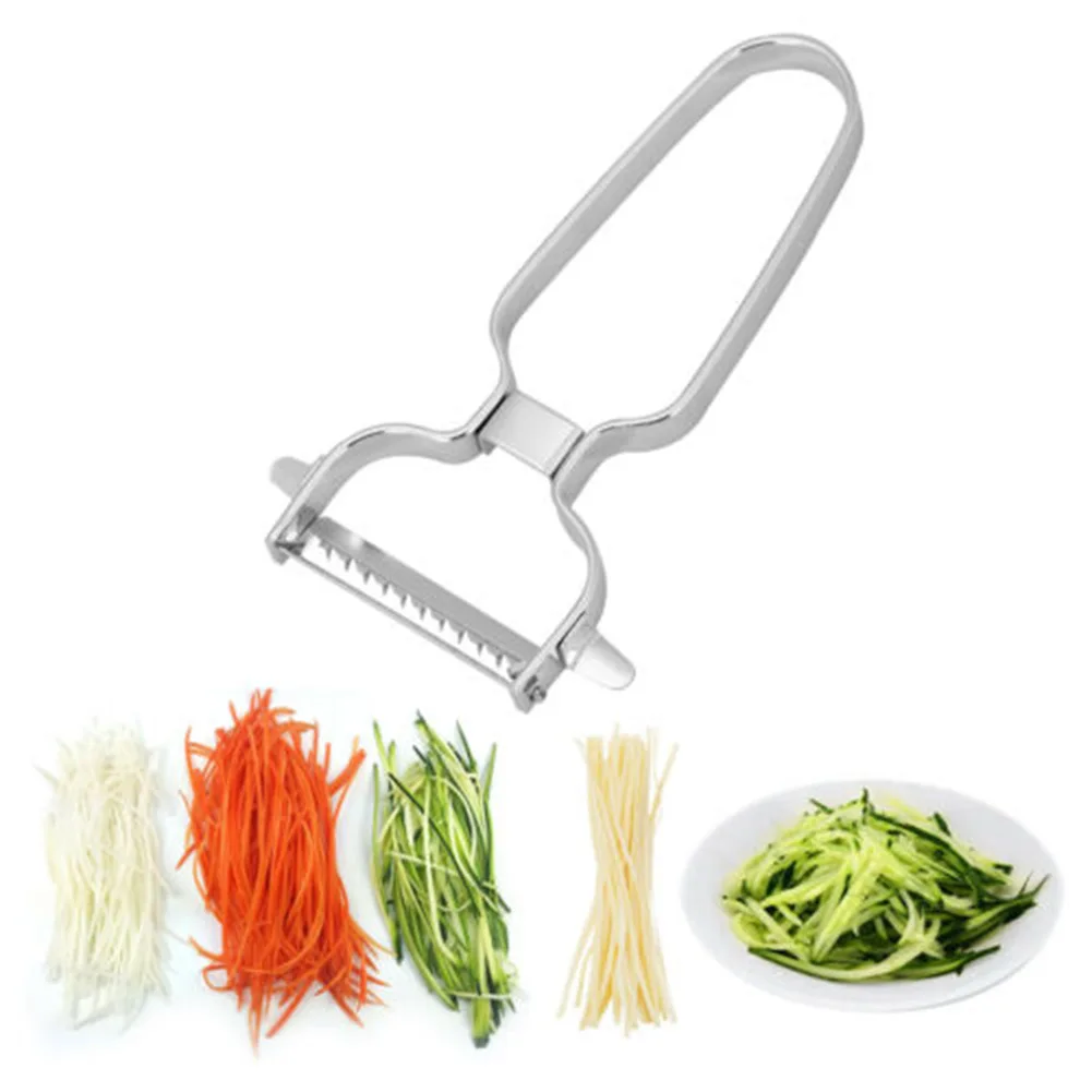 Stainless Steel Multi-function Vegetable Peeler Potato Carrot Grater Cucumber Carrot Fruit Cutter Julienne Peeler Kitchen Tool 
Stainless Steel Multi-function Vegetable Peeler Potato Carrot Grater Cucumber Carrot Fruit Cutter Julienne Peeler Kitchen Tool