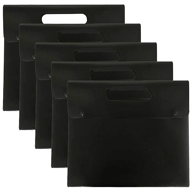 A4 Plastic Envelope Folder Bag, Poly File Bag, Flat Project File, with Handle, 2 Snap Closures
A4 Plastic Envelope Folder Bag, Poly File Bag, Flat Project File, with Handle, 2 Snap Closures