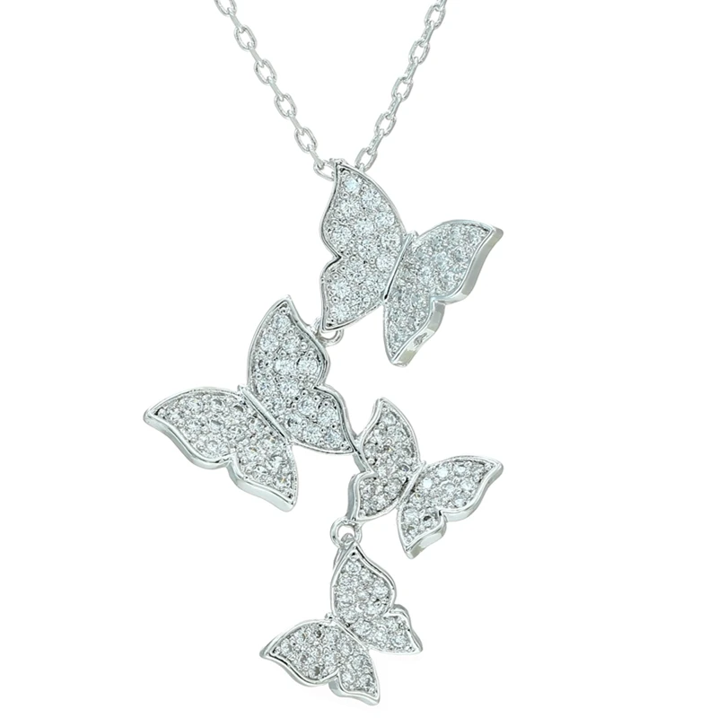 L'amour&ma Trendy Butterfly Pendant Necklaces For Women Luxury Wedding Engagement Necklaces Shiny Jewelry Anniversary Gifts
L'amour&ma Trendy Butterfly Pendant Necklaces For Women Luxury Wedding Engagement Necklaces Shiny Jewelry Anniversary Gifts