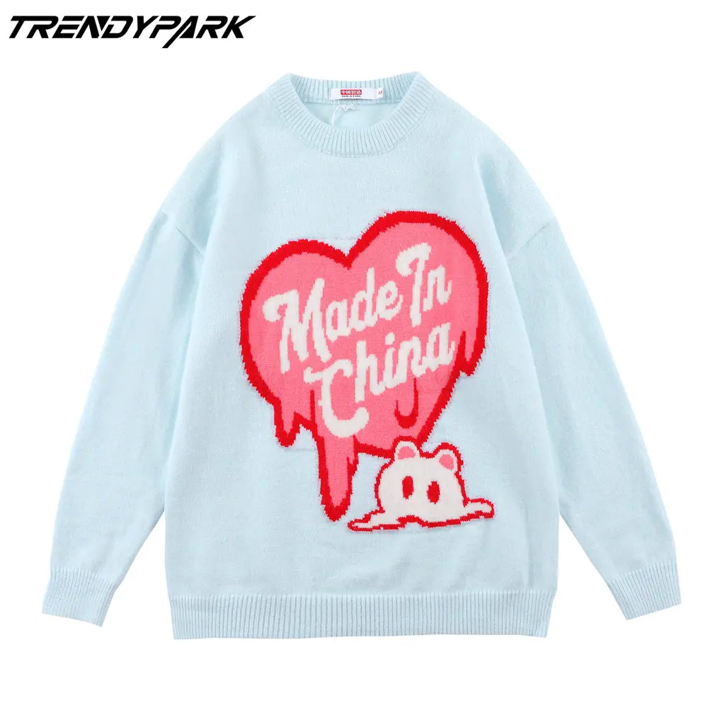 2021 Men's Pullovers Sweaters Letters Embroidery Streetwear Oversized Harajuku Crew Neck Knitwear Men Clothing 
2021 Men's Pullovers Sweaters Letters Embroidery Streetwear Oversized Harajuku Crew Neck Knitwear Men Clothing