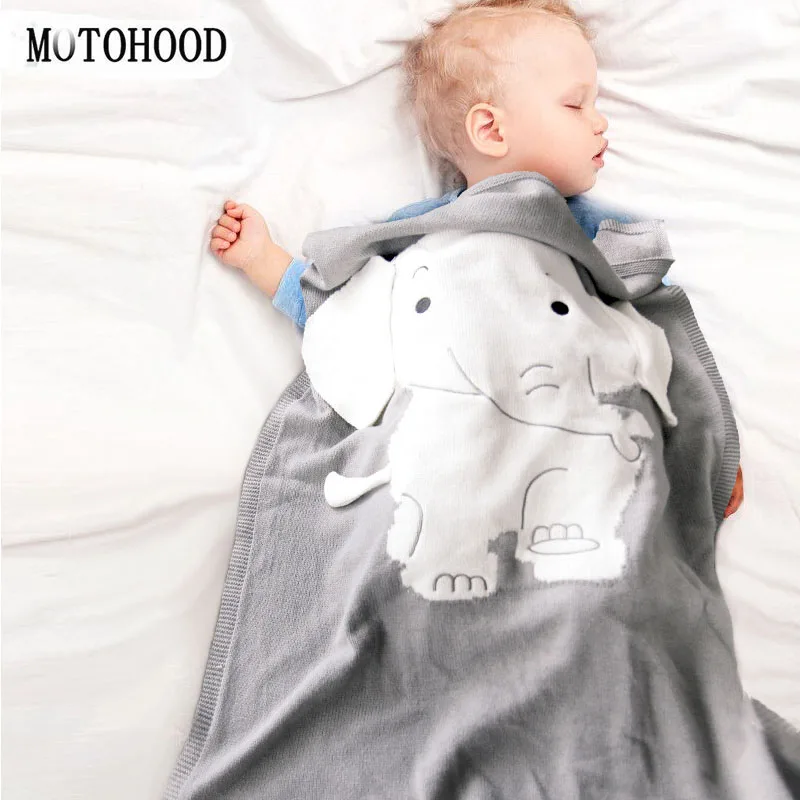 Детское одеяло MOTOHOOD трикотажные одеяла для новорожденных супермягкая коляска