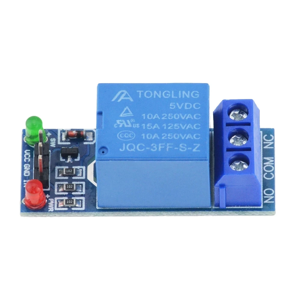 

5V 12V 1 One Channel Relay Module Low Level for SCM Household Appliance Control for arduino DIY Kit