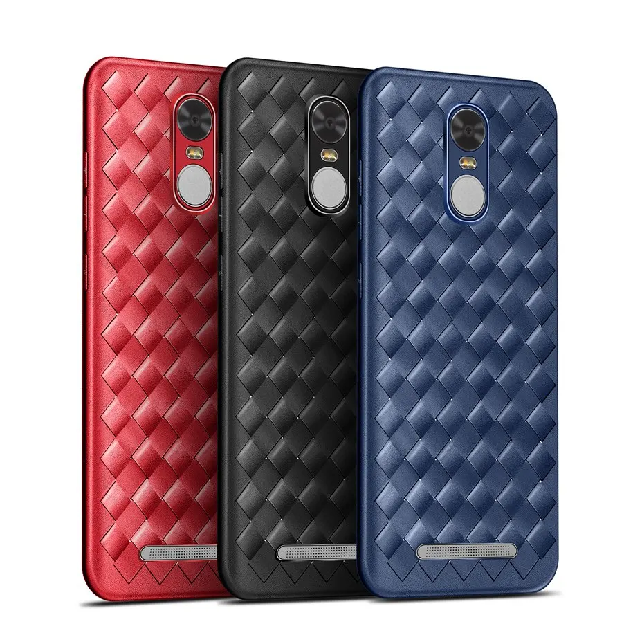 Чехол для Xiaomi Redmi Note 3 Pro 150 мм тонкий тканый Мягкий силиконовый чехол из ТПУ Note3