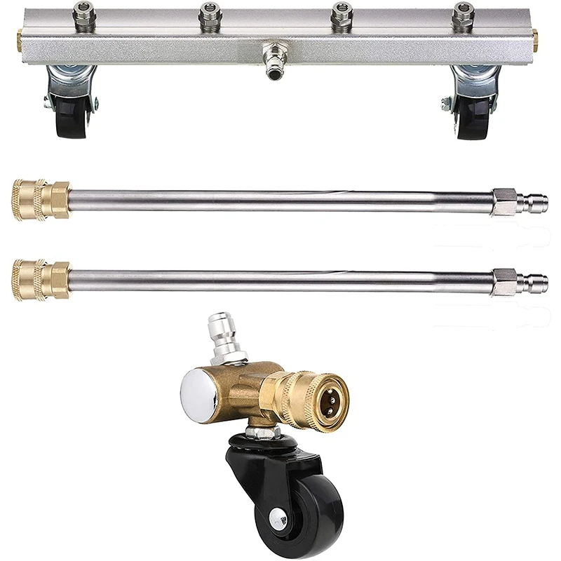 Pressure Washer Undercarriage Cleaner, Under Car Washer, With Swivel Wheel And 2 Extension Wand, 4000 PSI
Pressure Washer Undercarriage Cleaner, Under Car Washer, With Swivel Wheel And 2 Extension Wand, 4000 PSI
