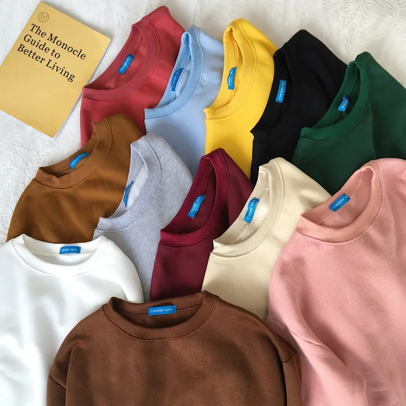 Sudaderas Mujer New Harajuku Solid Sweatshirt Women Long Sleeve Hoodie Loose Women Hoodies Sweatshirts Casual Tracksuit
Sudaderas Mujer New Harajuku Solid Sweatshirt Women Long Sleeve Hoodie Loose Women Hoodies Sweatshirts Casual Tracksuit