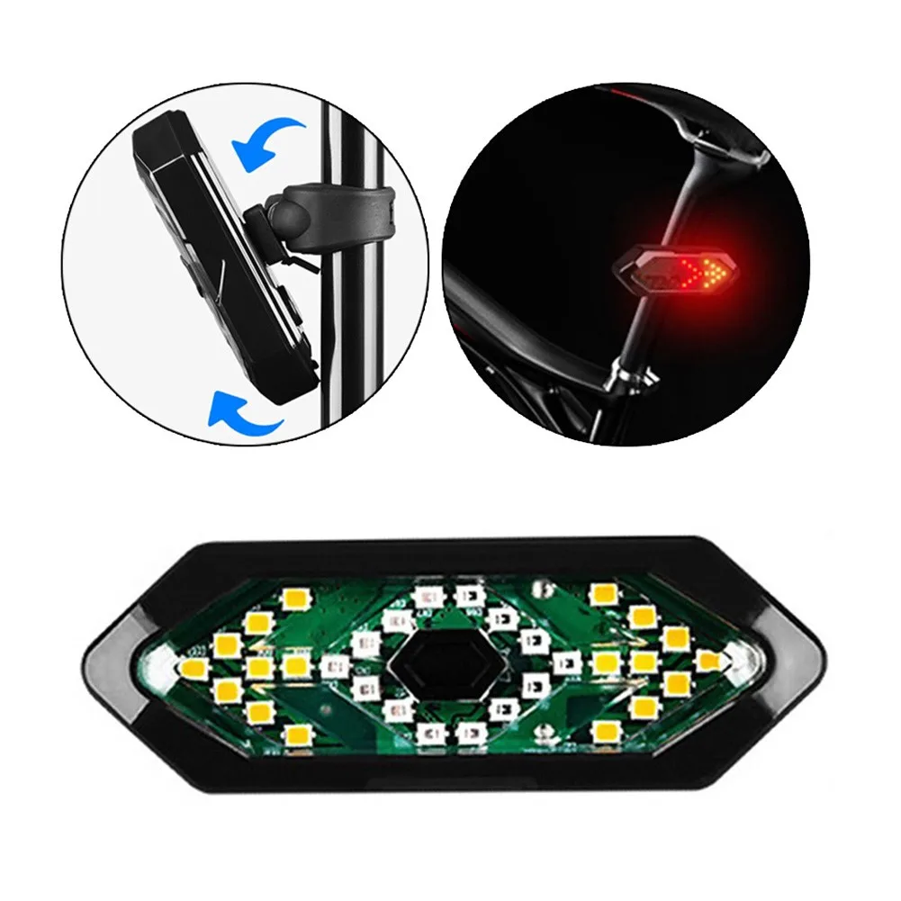 MTB Bicycle Rear Light Remote Wireless Turn Signal Lamp USB Charging Road Mountain Bicycle Safety Riding Warning Taillight Parts
MTB Bicycle Rear Light Remote Wireless Turn Signal Lamp USB Charging Road Mountain Bicycle Safety Riding Warning Taillight Parts