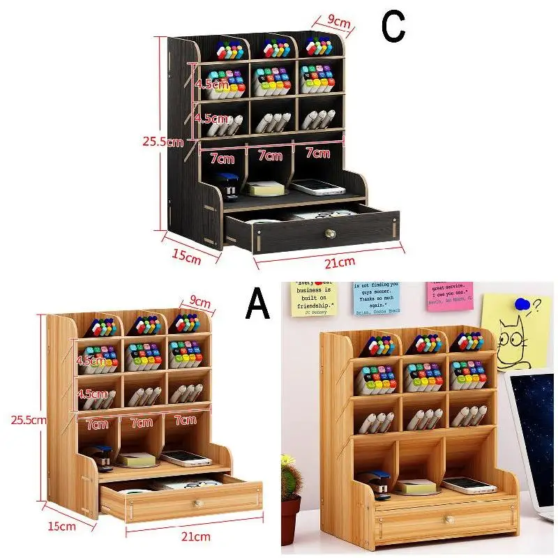 Hot Office Desk Organizer Desktop Pen Pencil Holder Container Storage Box Portable with Drawer PLD
Hot Office Desk Organizer Desktop Pen Pencil Holder Container Storage Box Portable with Drawer PLD