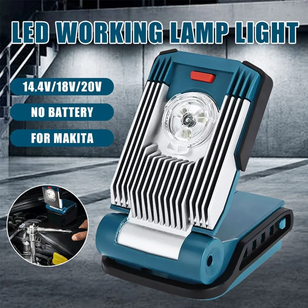 Светодиодный фонарь для аккумулятора Makita 14,4-20 в, электроинструмент, деталь для украшения дома
Светодиодный фонарь для аккумулятора Makita 14,4-20 в, электроинструмент, деталь для украшения дома