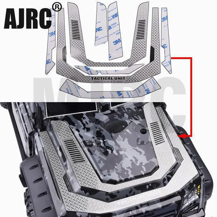 For Trax Trx-4 Trx4 Tactical Unit 82066-4 Metal Sticker Hood Tactical Armor Hood Hood Hood Trim
For Trax Trx-4 Trx4 Tactical Unit 82066-4 Metal Sticker Hood Tactical Armor Hood Hood Hood Trim