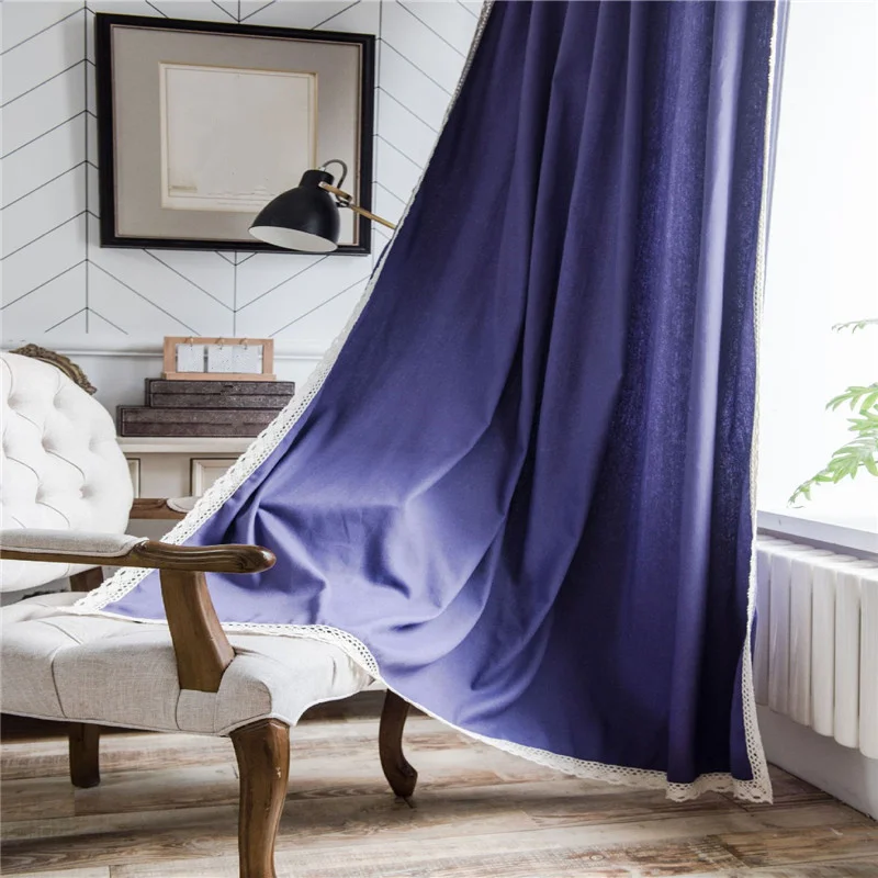 Pure Purple Curtains Lace Side Cotton Linen Window Treatment Semi-Shading Luxurious Home Living Room Bay-screen Curtain Decor
Pure Purple Curtains Lace Side Cotton Linen Window Treatment Semi-Shading Luxurious Home Living Room Bay-screen Curtain Decor