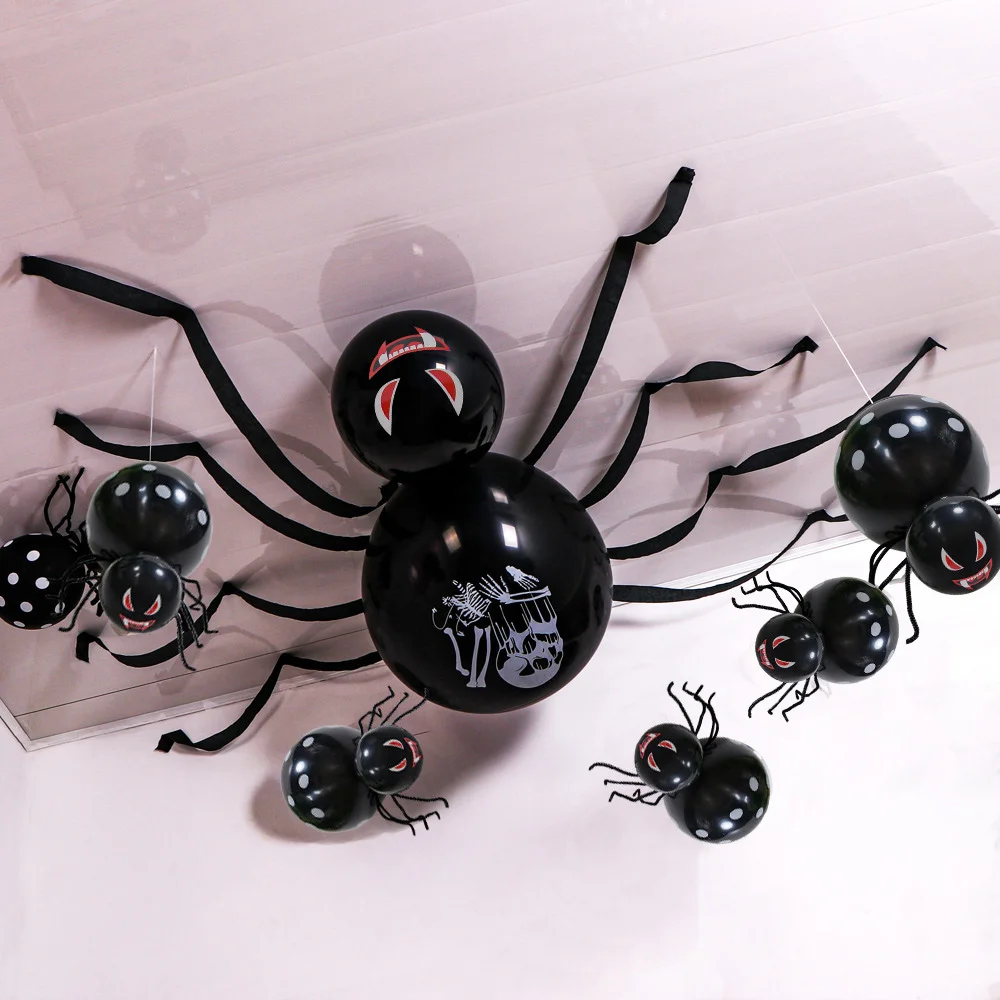 Halloween Spider Balloon DIY Set Noverty Halloween Decor Natural Latex Balloon Easy to Install
Halloween Spider Balloon DIY Set Noverty Halloween Decor Natural Latex Balloon Easy to Install