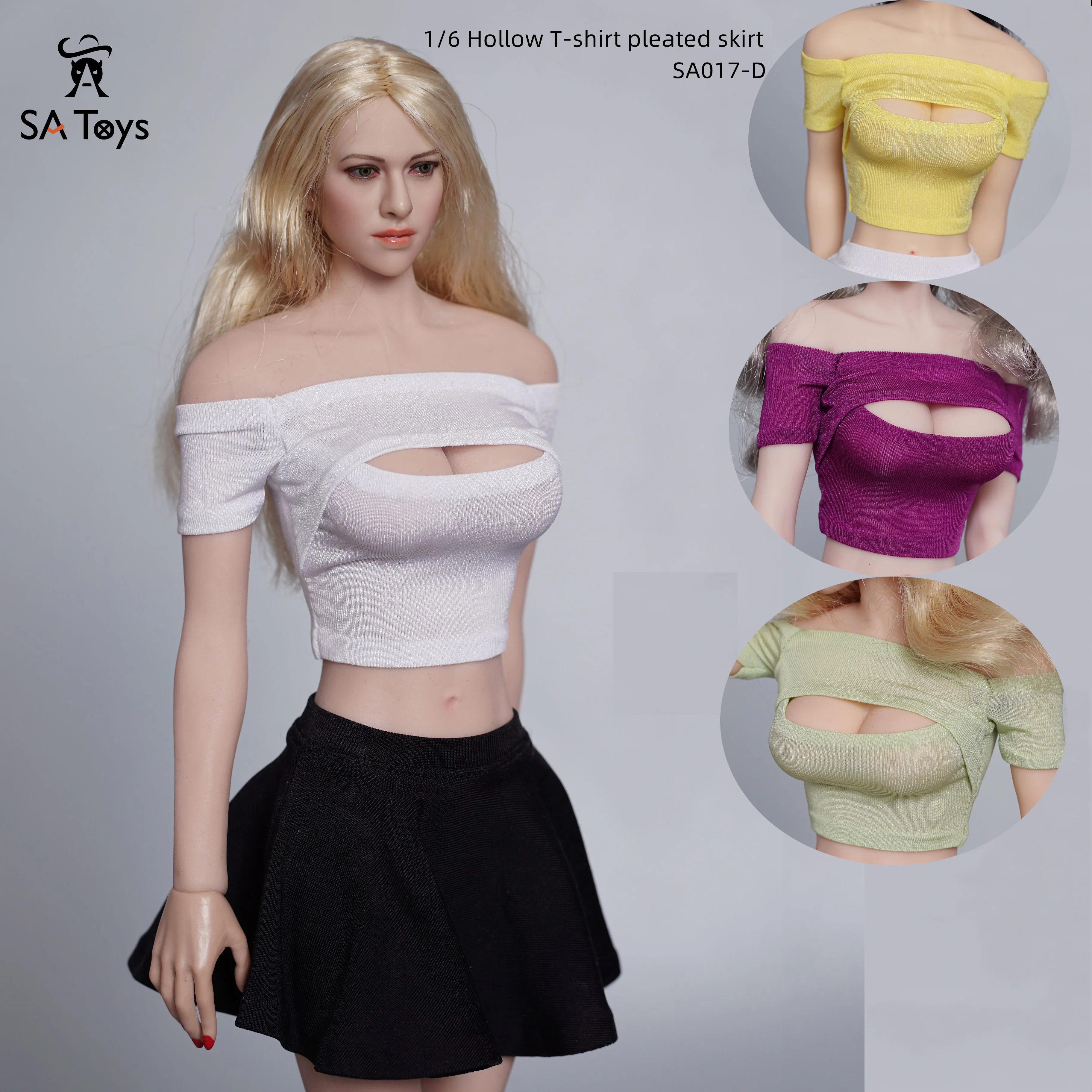 SA Toys SA017, масштаб 1/6, женская одежда для солдат, 6 цветов, привлекательная открытая грудная клетка, фотосессия, 12 дюймов, для активного отдыха 
SA Toys SA017, масштаб 1/6, женская одежда для солдат, 6 цветов, привлекательная открытая грудная клетка, фотосессия, 12 дюймов, для активного отдыха