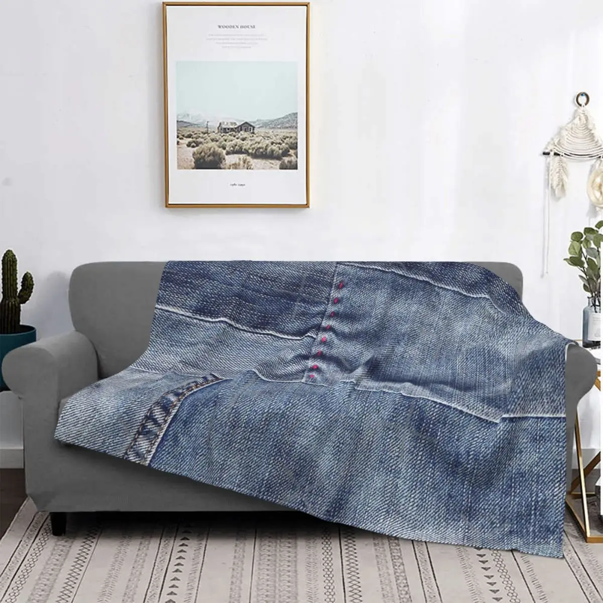 Denim Patchwork Blanket Bedspread Bed Plaid Blankets Baby Blanket Plaid Blankets Bedspread 220X240
Denim Patchwork Blanket Bedspread Bed Plaid Blankets Baby Blanket Plaid Blankets Bedspread 220X240