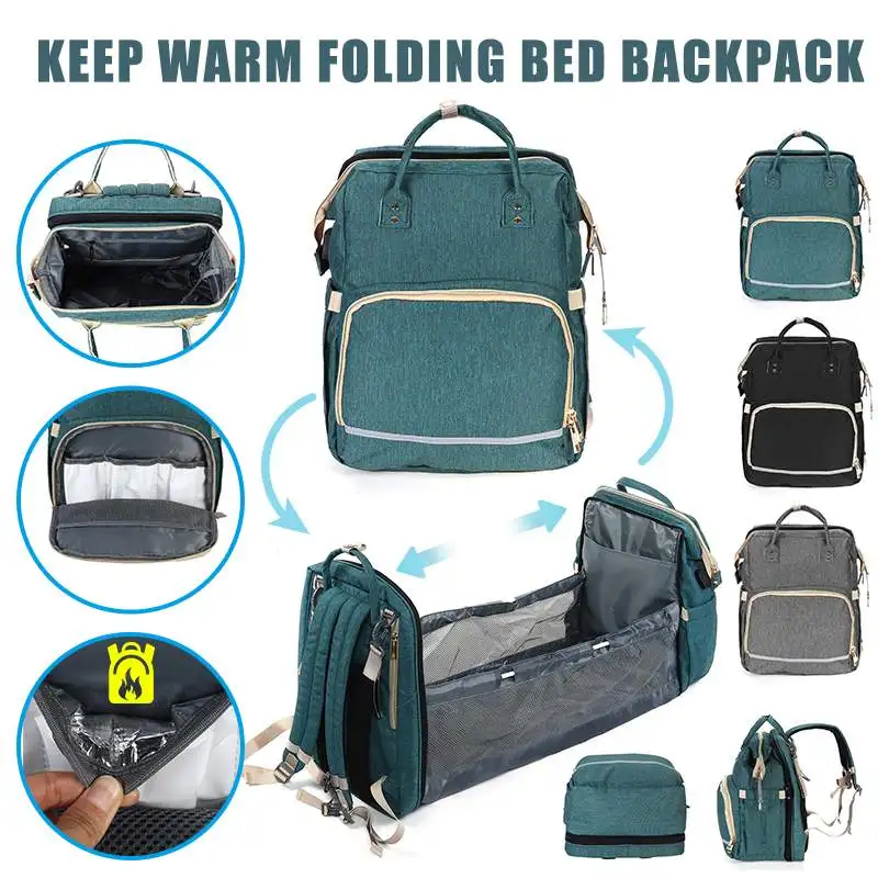 Multi-function Nappy Backpack Bag Mommy Diaper Bags Maternity Hidden Folding Bed Outdoor Travel Double Shoulder Bag Diaper Bags
Multi-function Nappy Backpack Bag Mommy Diaper Bags Maternity Hidden Folding Bed Outdoor Travel Double Shoulder Bag Diaper Bags