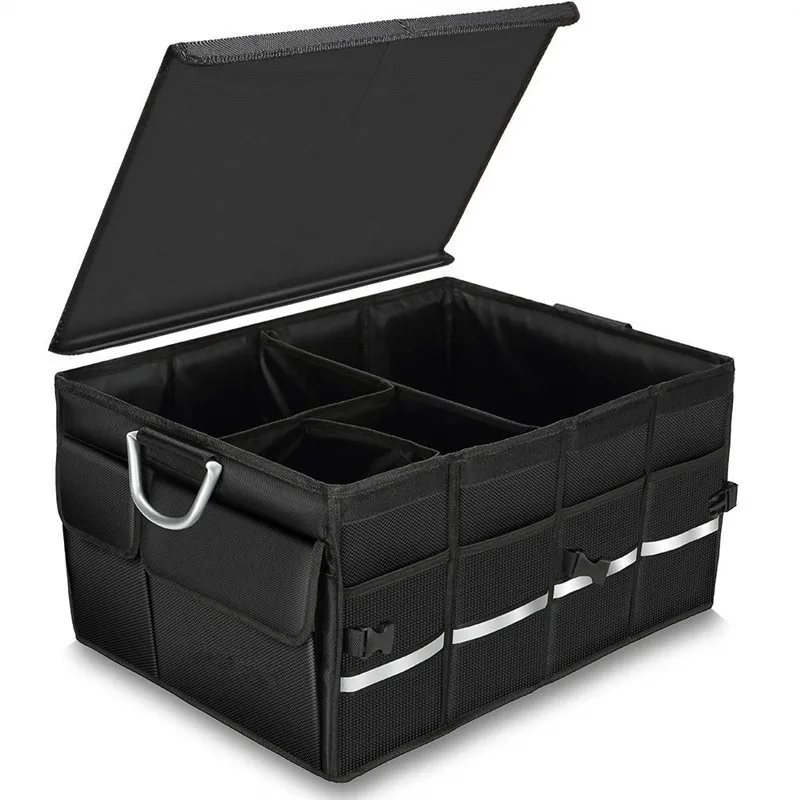 Auto Trunk Organizer Foldable Durable Oxford Heavy Duty Collapsible Cargo Storage Waterproof Multipurpose Portable Storage Bin
Auto Trunk Organizer Foldable Durable Oxford Heavy Duty Collapsible Cargo Storage Waterproof Multipurpose Portable Storage Bin