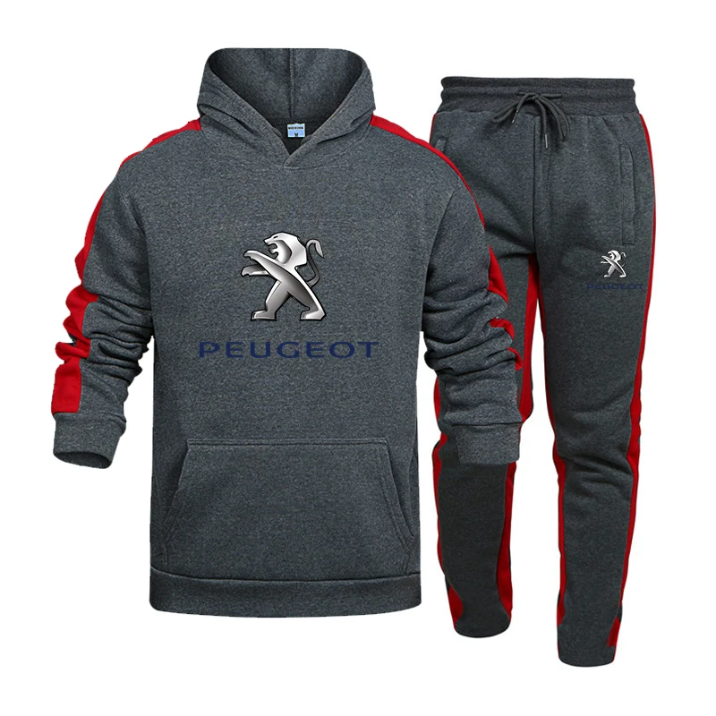 2021 New Men's Hoodie Suit Sign Logo Fashion Stitching Autumn Winter Casual Street Sportswear Track Suit Asian Size S 3XL
2021 New Men's Hoodie Suit Sign Logo Fashion Stitching Autumn Winter Casual Street Sportswear Track Suit Asian Size S 3XL