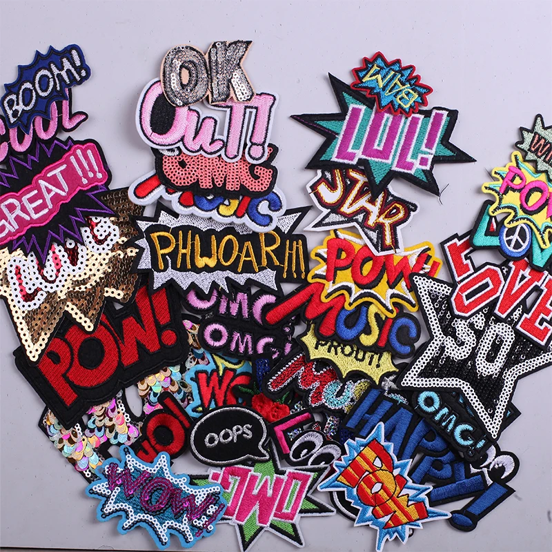 Cool Wow Music Letters Embroidered Patches for Clothing Fusible Sewing Application Sew on Patch Diy Iron-on Applique on Clothes
Cool Wow Music Letters Embroidered Patches for Clothing Fusible Sewing Application Sew on Patch Diy Iron-on Applique on Clothes