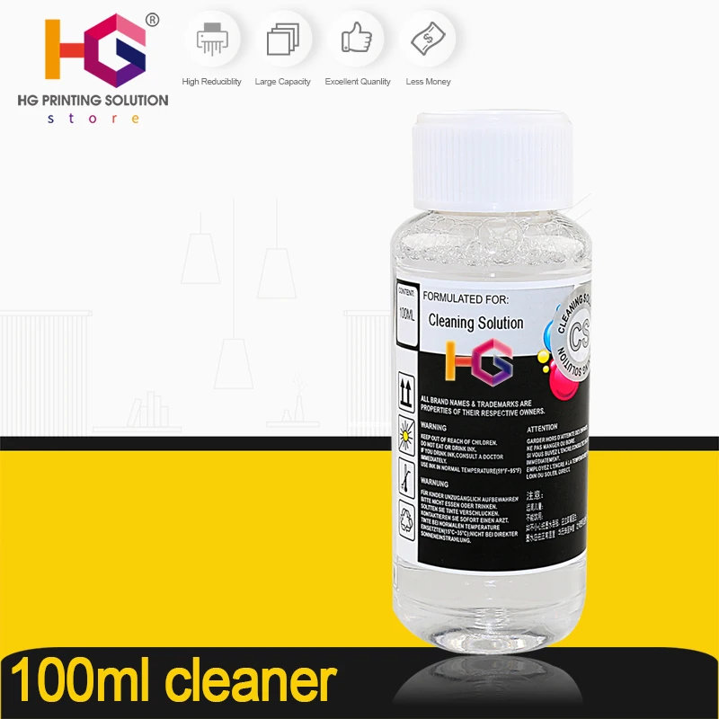 1 Bottle 100ml Printer Head cleaner cleaning kit solution liquid fluid for HP EPSON CANON BROTHER Inkjet Printer
1 Bottle 100ml Printer Head cleaner cleaning kit solution liquid fluid for HP EPSON CANON BROTHER Inkjet Printer