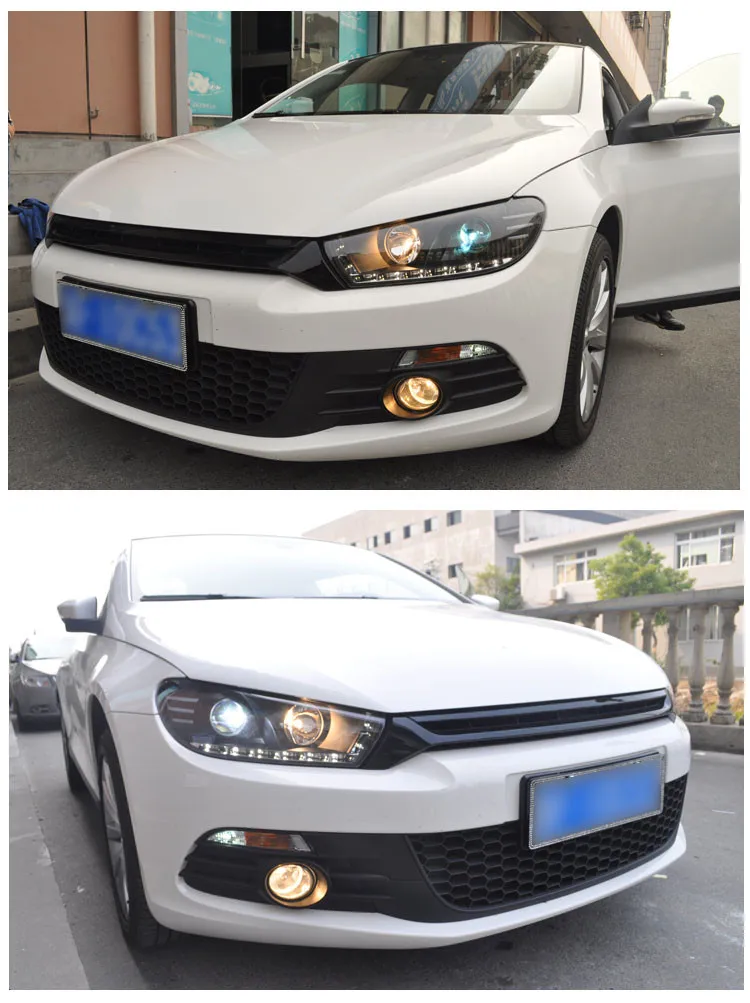 eOsuns HID LED headlight assembly angel eye daytime running light with turn signal for Volkswagen Scirocco
eOsuns HID LED headlight assembly angel eye daytime running light with turn signal for Volkswagen Scirocco