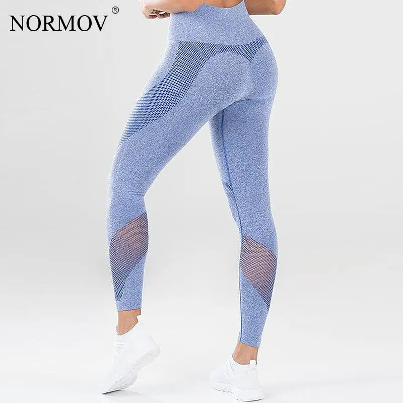 NORMOV Leggings Women Fitness Sport High Waist Push Up Leggins Elasticity Workout Gym Net Yarn Solid Color Legging
NORMOV Leggings Women Fitness Sport High Waist Push Up Leggins Elasticity Workout Gym Net Yarn Solid Color Legging