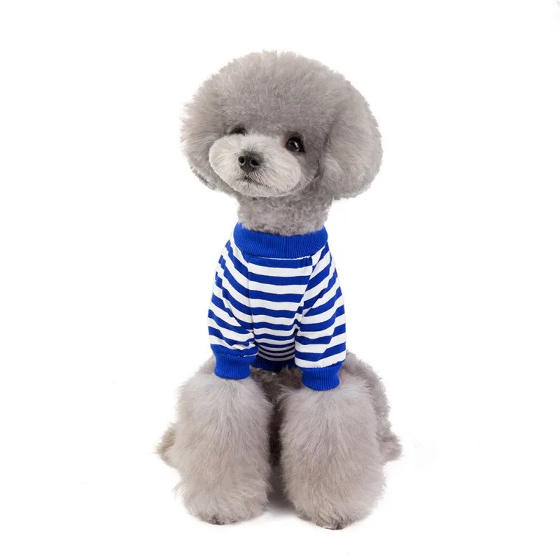 Spring And Summer Thin Breathable Fashion Striped Cute T-shirt For Dogs And Cats Durable Pet Clothing
Spring And Summer Thin Breathable Fashion Striped Cute T-shirt For Dogs And Cats Durable Pet Clothing
