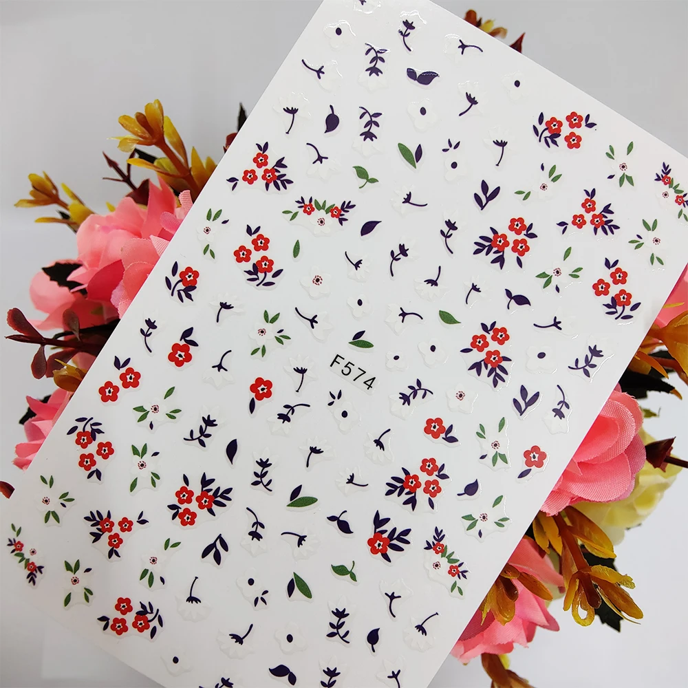 3D Nail Sticker Foil Self Adhesive Design Various Beautiful Floret Flower Leaf Sliders Nail Art Decoraciones Manicure Accesorios
3D Nail Sticker Foil Self Adhesive Design Various Beautiful Floret Flower Leaf Sliders Nail Art Decoraciones Manicure Accesorios