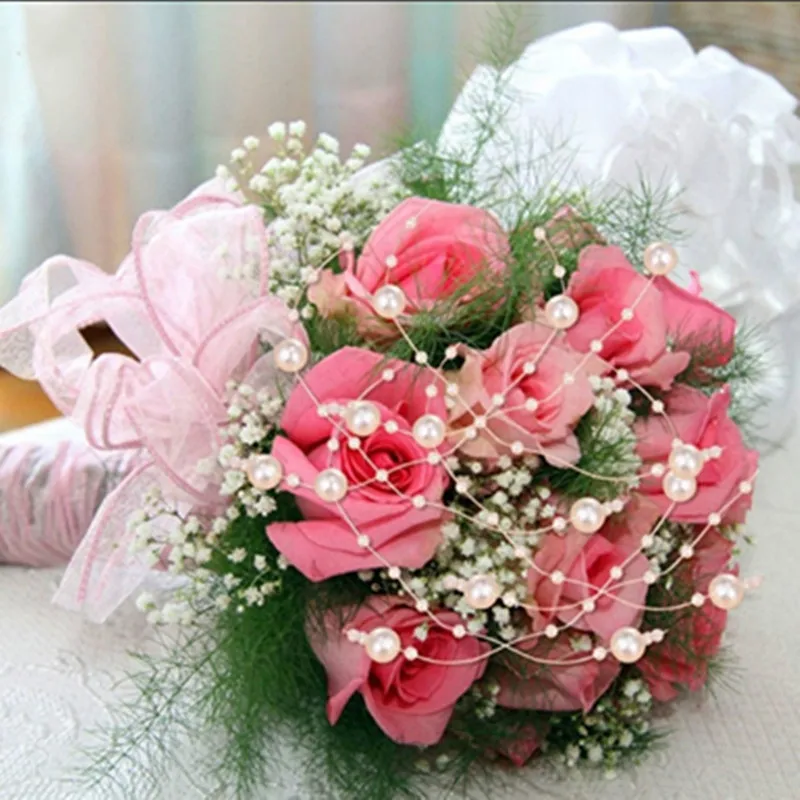 5 Yards 3-8mm Fishing Line Artificial Pearls Flower Beads Chain Garland Flowers Wedding Party Decoration Diy Accessories
5 Yards 3-8mm Fishing Line Artificial Pearls Flower Beads Chain Garland Flowers Wedding Party Decoration Diy Accessories