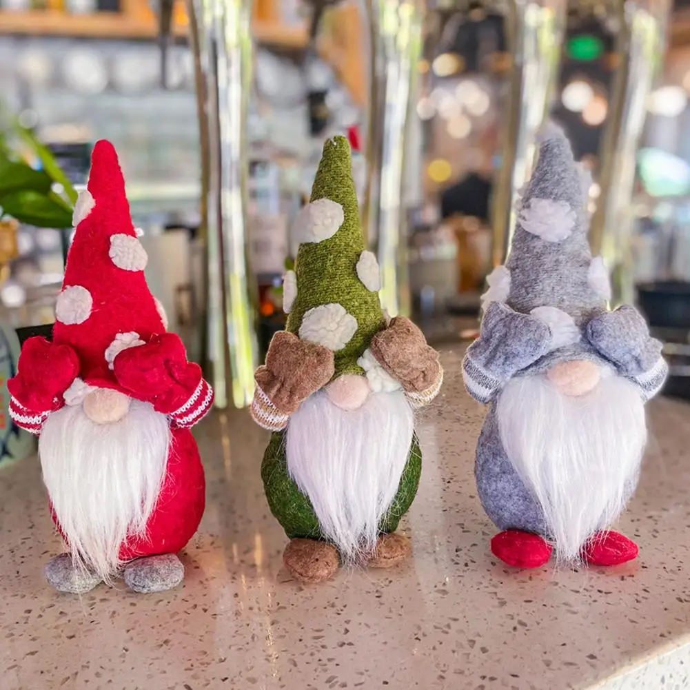 Ornamental Dwarf Decoration Attractive Fabric Delicate Knitting Christmas Gnome Doll Party Supplies Desktop Decoration Supplies
Ornamental Dwarf Decoration Attractive Fabric Delicate Knitting Christmas Gnome Doll Party Supplies Desktop Decoration Supplies