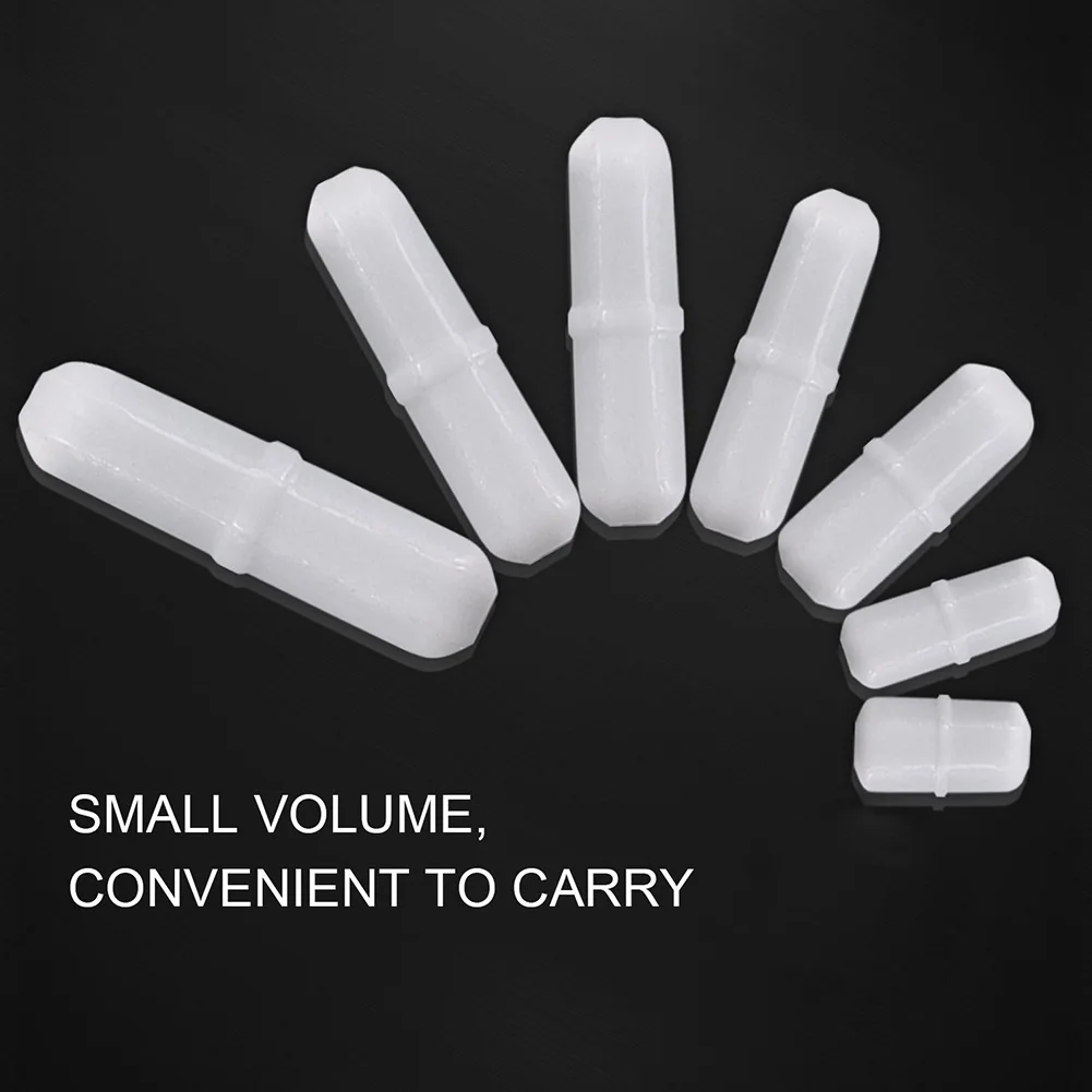 7pcs/set Research Practical Stirring Bar Chemical Spinbar Corrosion Resistant PTFE Mixer Plain Rod Magnetic Biological Stirrer
7pcs/set Research Practical Stirring Bar Chemical Spinbar Corrosion Resistant PTFE Mixer Plain Rod Magnetic Biological Stirrer