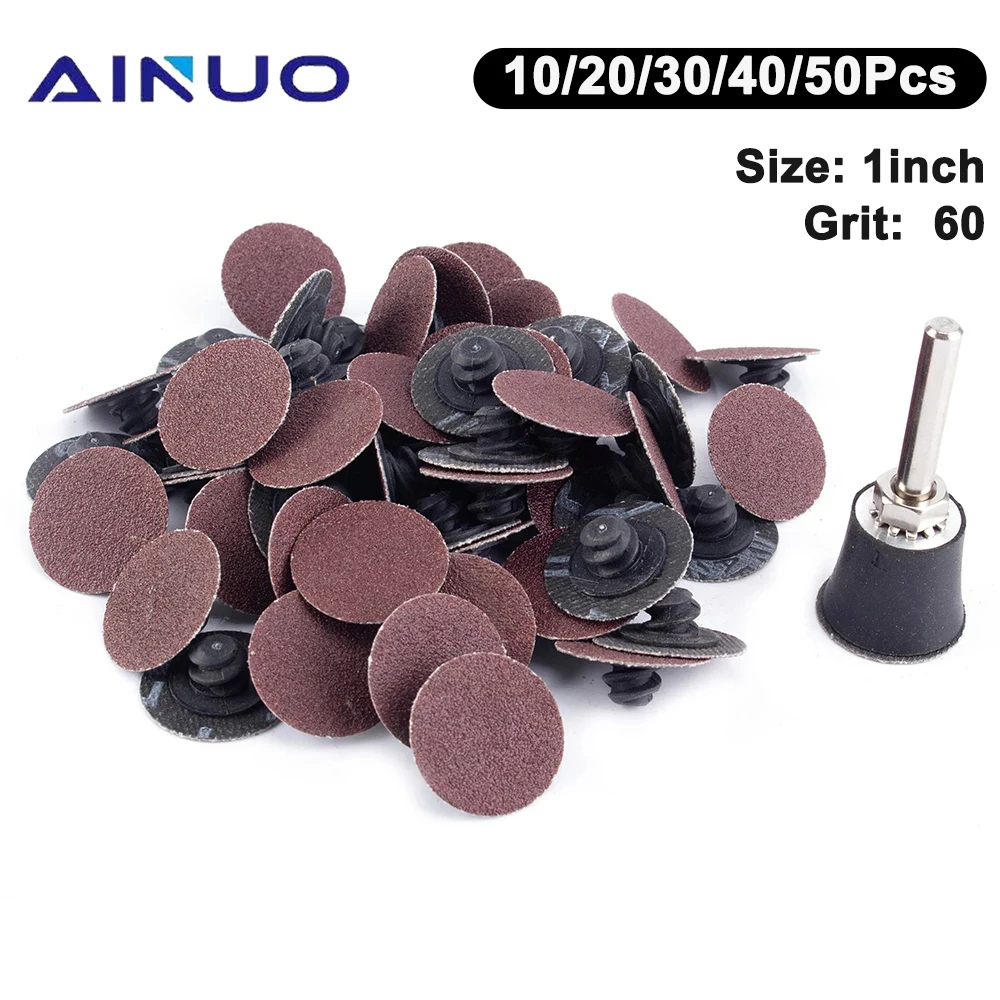 1" Roloc Sanding Disc Roll Lock R-Type Sandpaper Abrasive Disc Quick Change Discs Set with 1" Holder 10/20/30/40/50Pcs
1" Roloc Sanding Disc Roll Lock R-Type Sandpaper Abrasive Disc Quick Change Discs Set with 1" Holder 10/20/30/40/50Pcs