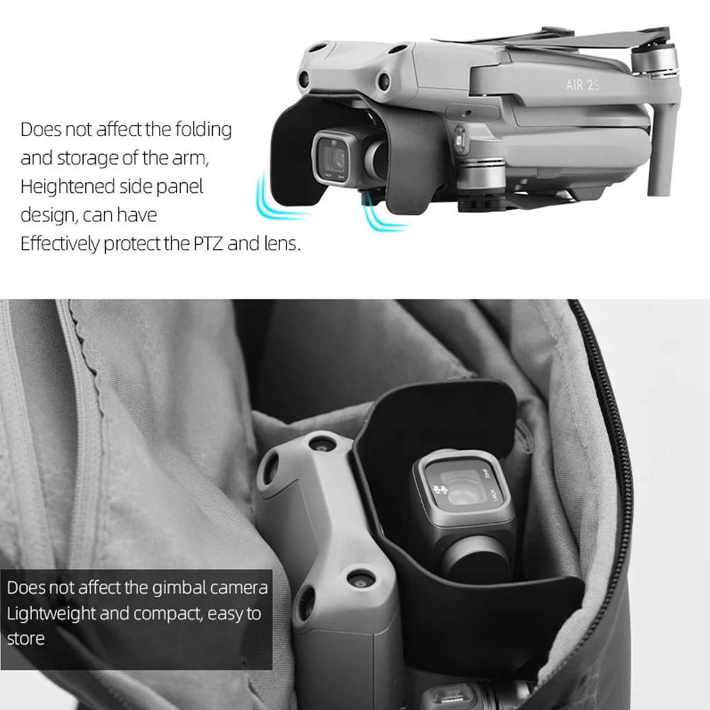 Sunshade Camera Protection Guard Lens Sun Shade Hood Lens Cover Sun Visor Glare Camera Protector for DJI Air 2S
Sunshade Camera Protection Guard Lens Sun Shade Hood Lens Cover Sun Visor Glare Camera Protector for DJI Air 2S