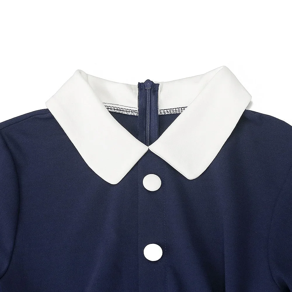 L-3XL African Dress Women's Doll Collar Long Sleeves With Belt + Button Stitching Fashion Ladies African Dress Dress 2021 New
L-3XL African Dress Women's Doll Collar Long Sleeves With Belt + Button Stitching Fashion Ladies African Dress Dress 2021 New