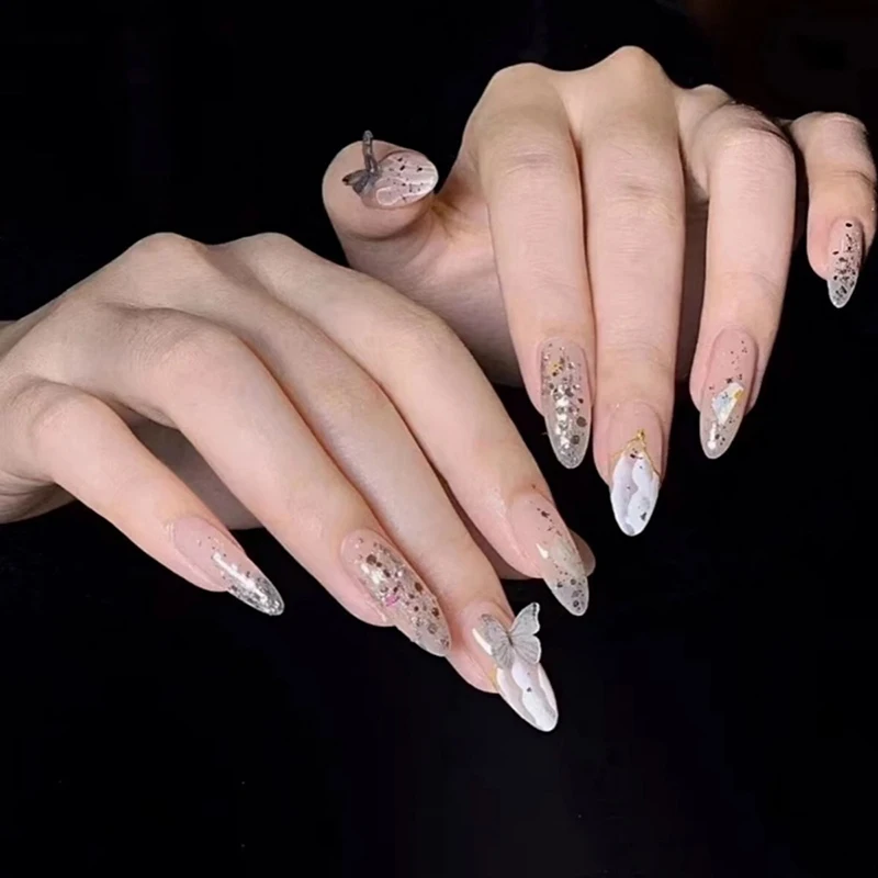 Горячая 24 шт., в форме бабочки одежда модная, короткая, маникюрный набор накладных ногтей "Экономия времени носимых накладных ногтей EY669
Горячая 24 шт., в форме бабочки одежда модная, короткая, маникюрный набор накладных ногтей "Экономия времени носимых накладных ногтей EY669